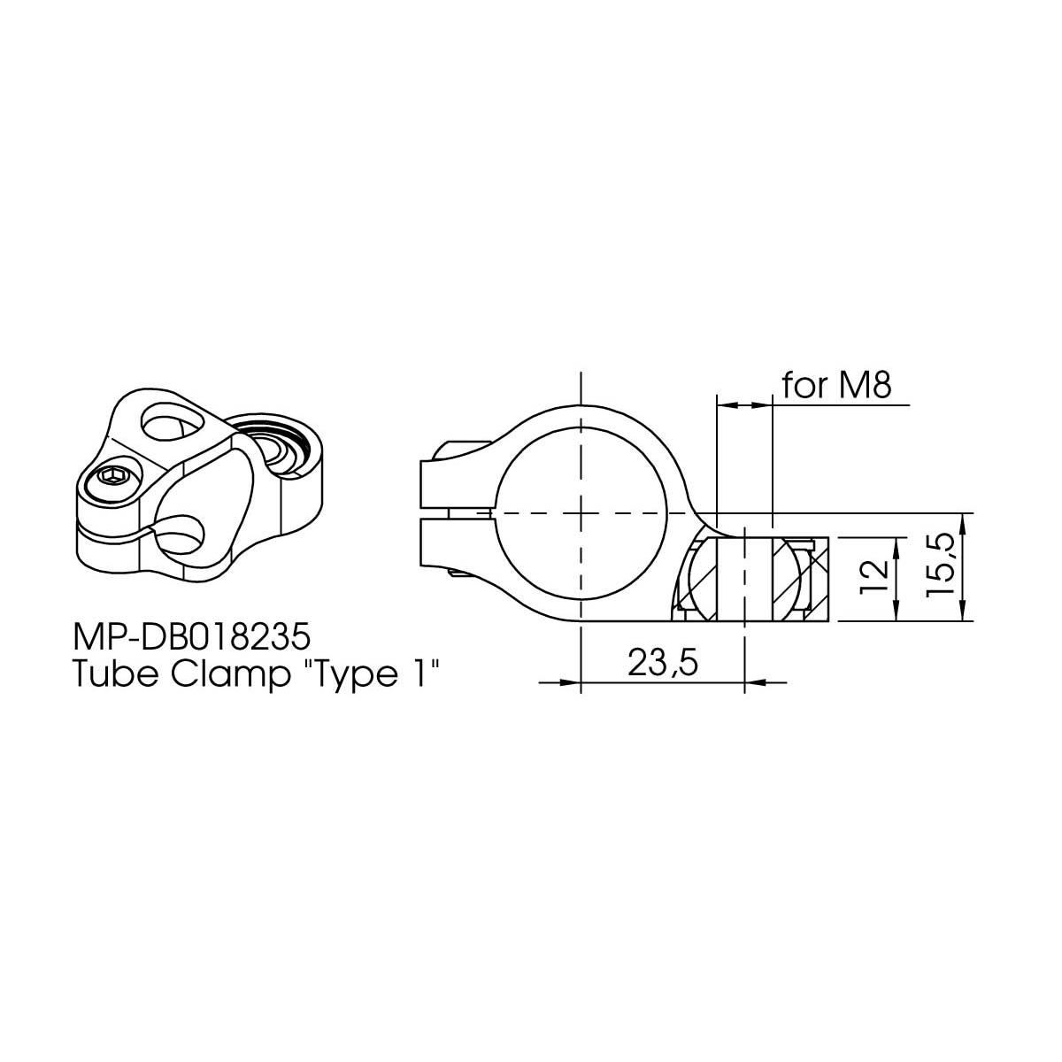 Collare ammortizzatore di sterzo Hyperpro, Immagine 2