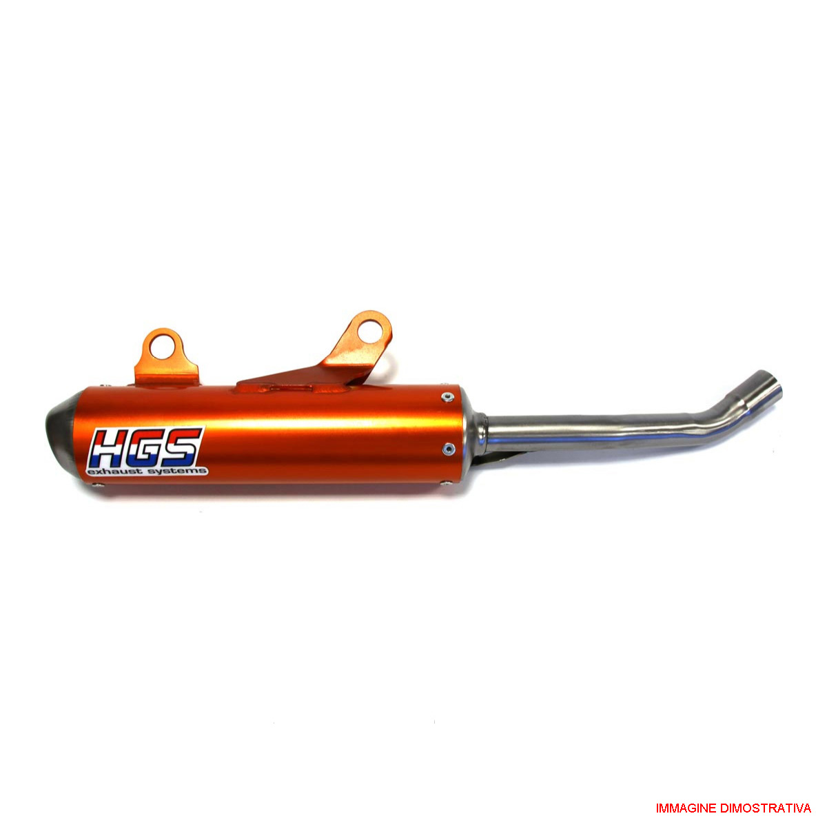 Silenziatore HGS per motori 2 tempi per KTM 65 SX 2009-2015