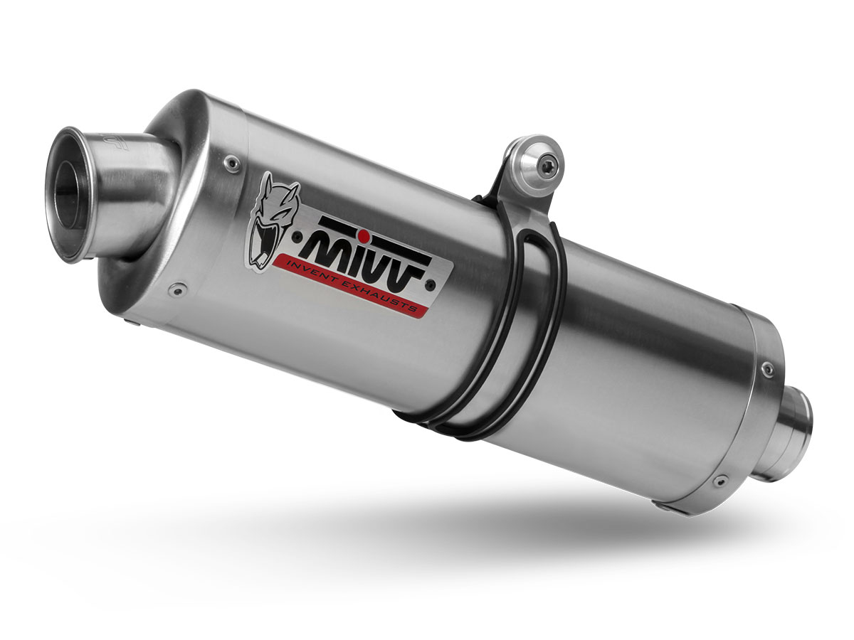 Silenziatore Omologato EC Mivv OVAL Acciaio per YAMAHA WR 125 R/X 2009-2016