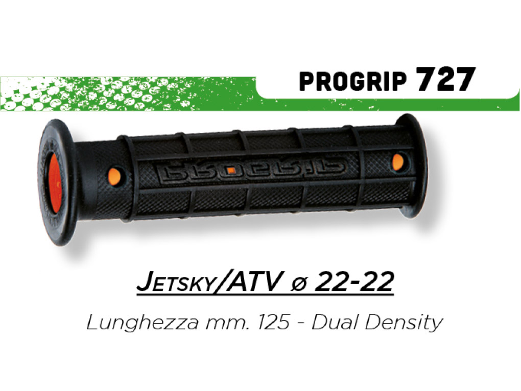 Manopole ProGrip MTB/Jetsky/ATV 727 Arancio-Nero