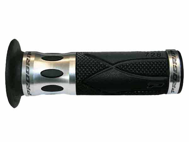 Manopole ProGrip 728 Argento Strada Forate