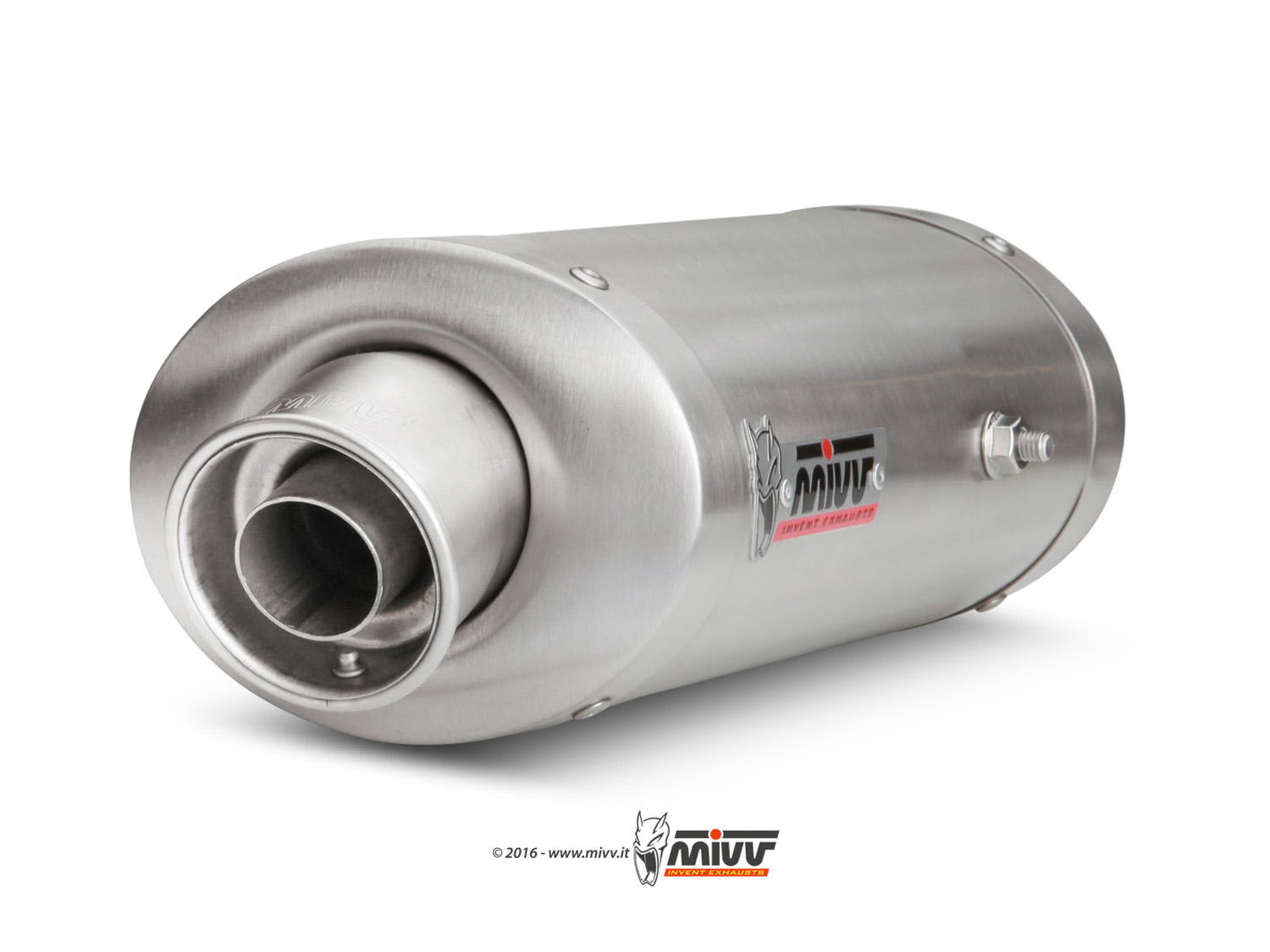 Silenziatore Omologato EC Mivv OVAL Acciaio per KAWASAKI ZX-6 R 636 2005-2006