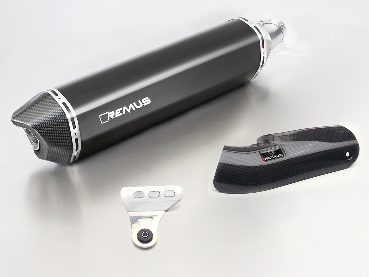 Silenziatore Remus Black Hawk omologato per BMW R 1250 GS /ADVENTURE 2019-2023