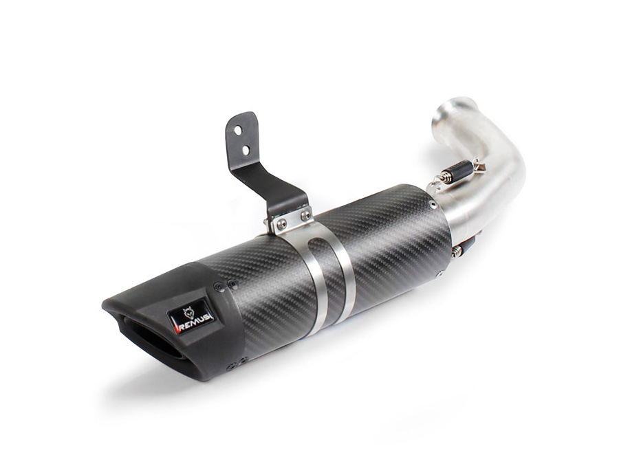 Silenziatore Remus Sport Flow omologato in carbonio per HUSQVARNA VITPILEN 401 2017-2019