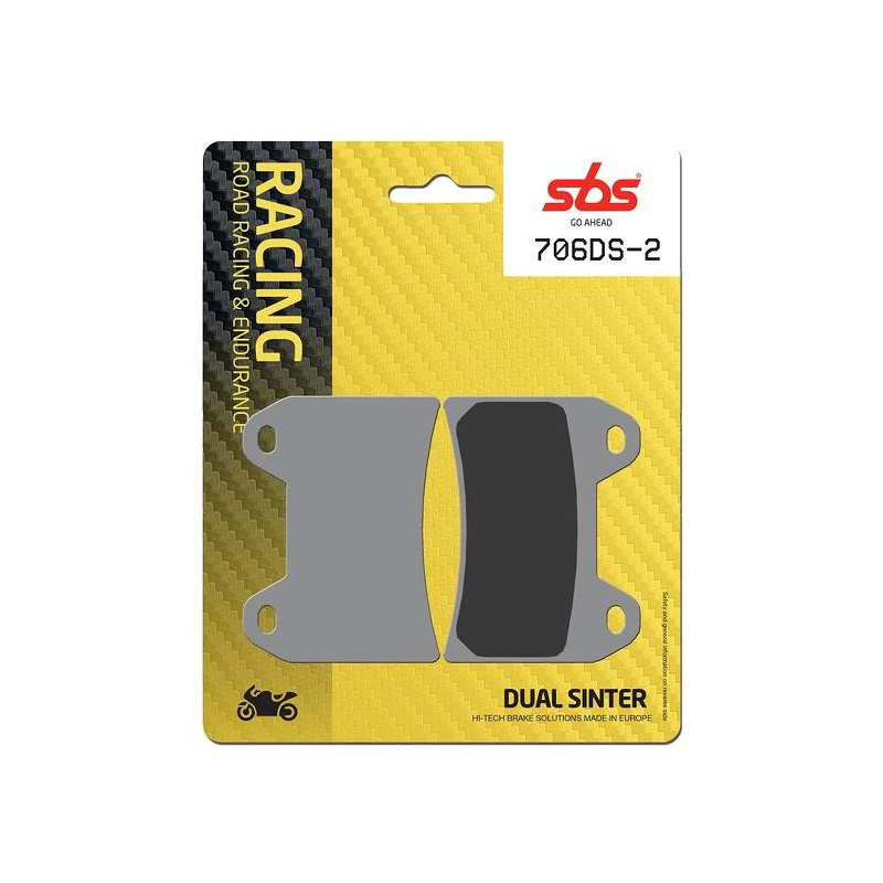 Set pastiglie freno anteriori SBS serie DS2 per DUCATI MULTISTRADA 1000 DS 2003-2006