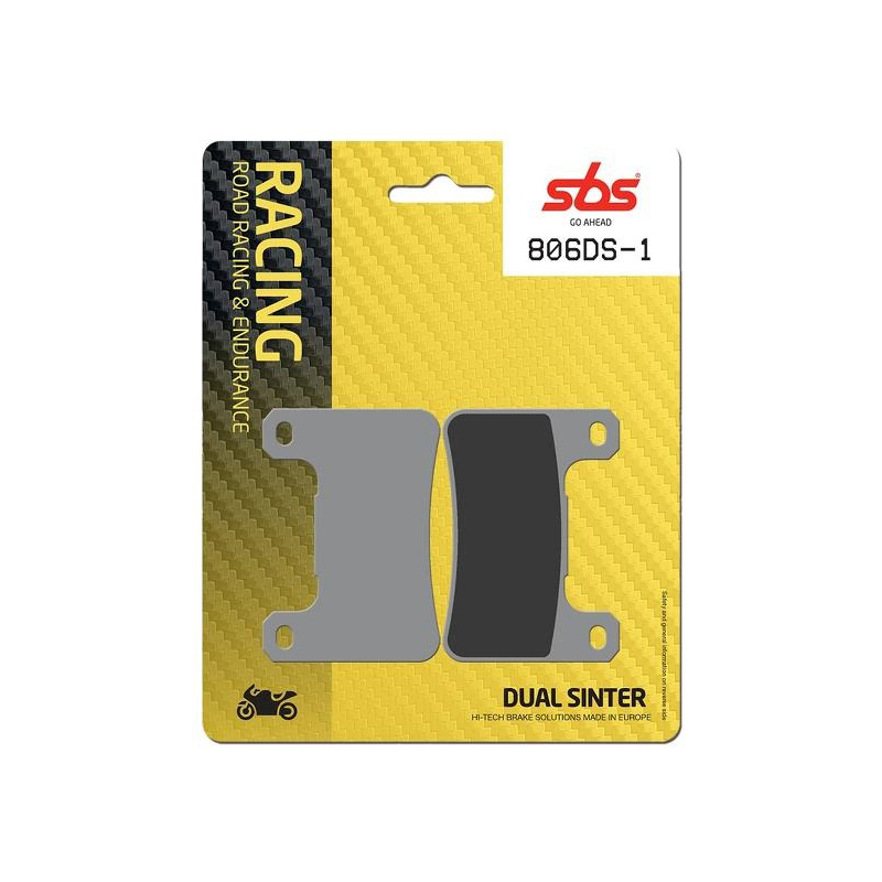 Set pastiglie freno anteriori SBS serie DS1 per SUZUKI V-STROM /XT 1000 2014-2020