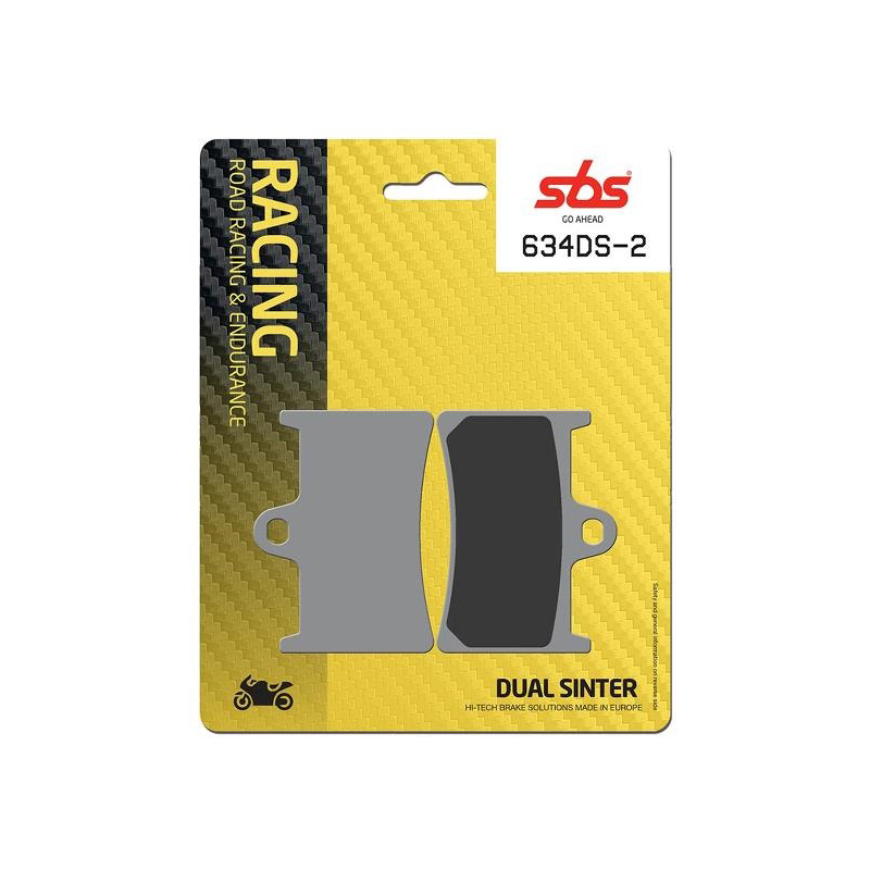 Set pastiglie freno anteriori SBS serie DS2 per YAMAHA TDM 900 2002-2014