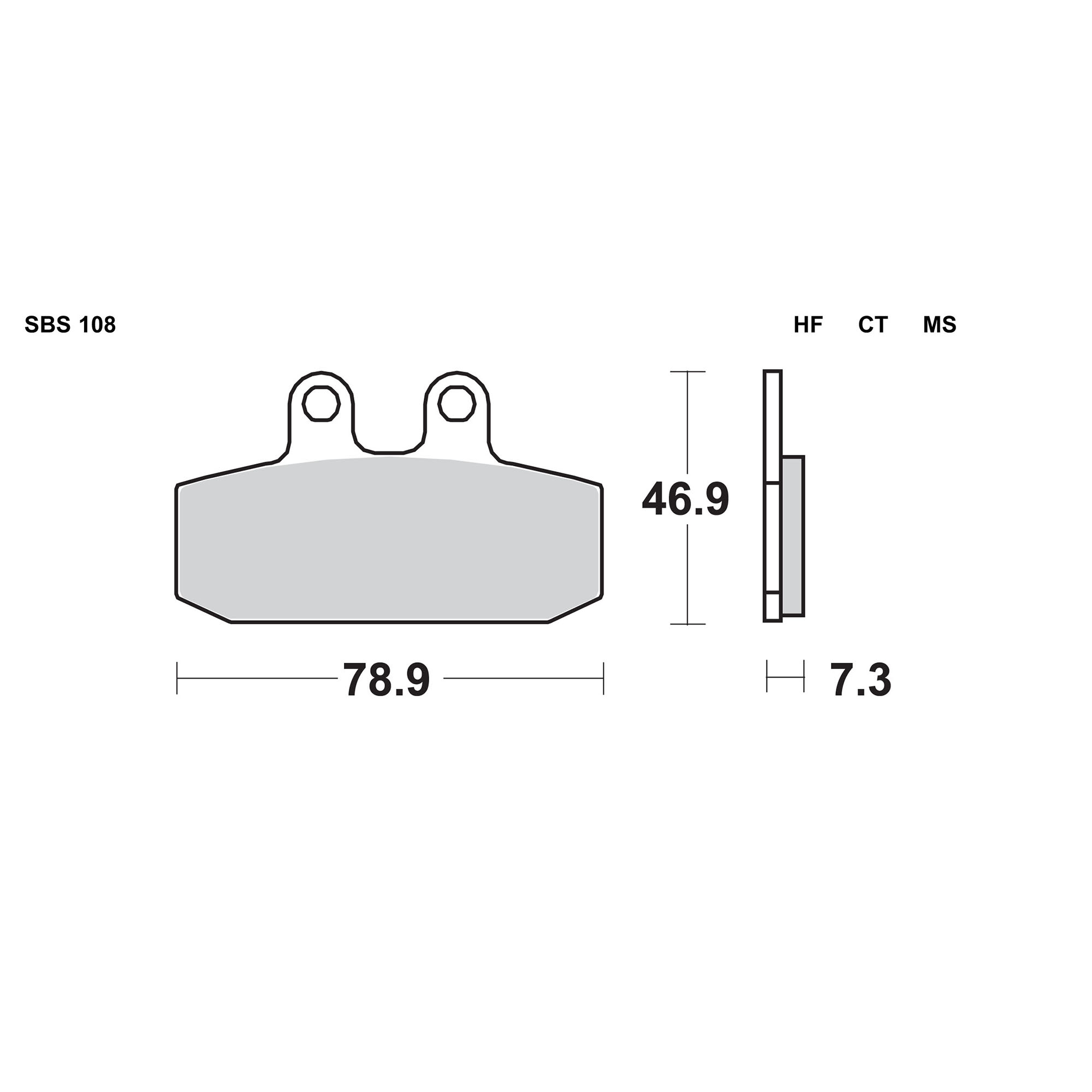 Akozon 4 Pastiglie Freno A Disco Posteriori In Ceramica Per Mini Moto MBX10 MBX11