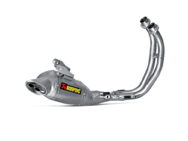 Scarico completo omologato Acciaio road program Akrapovic per YAMAHA MT-07 2014-2016
