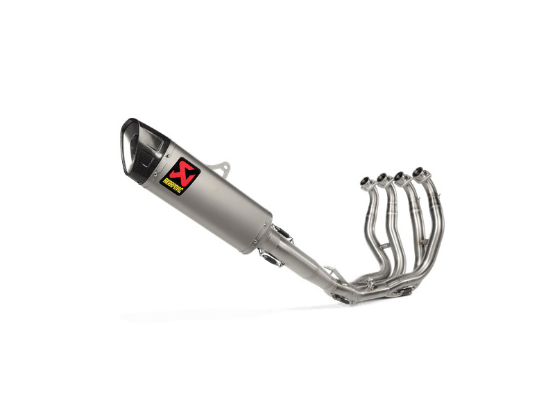 Scarico completo Akrapovic racing con silenziatore Carbonio con fondello in carbonio per SUZUKI GSX-R 1300 HAYABUSA 2021-2025