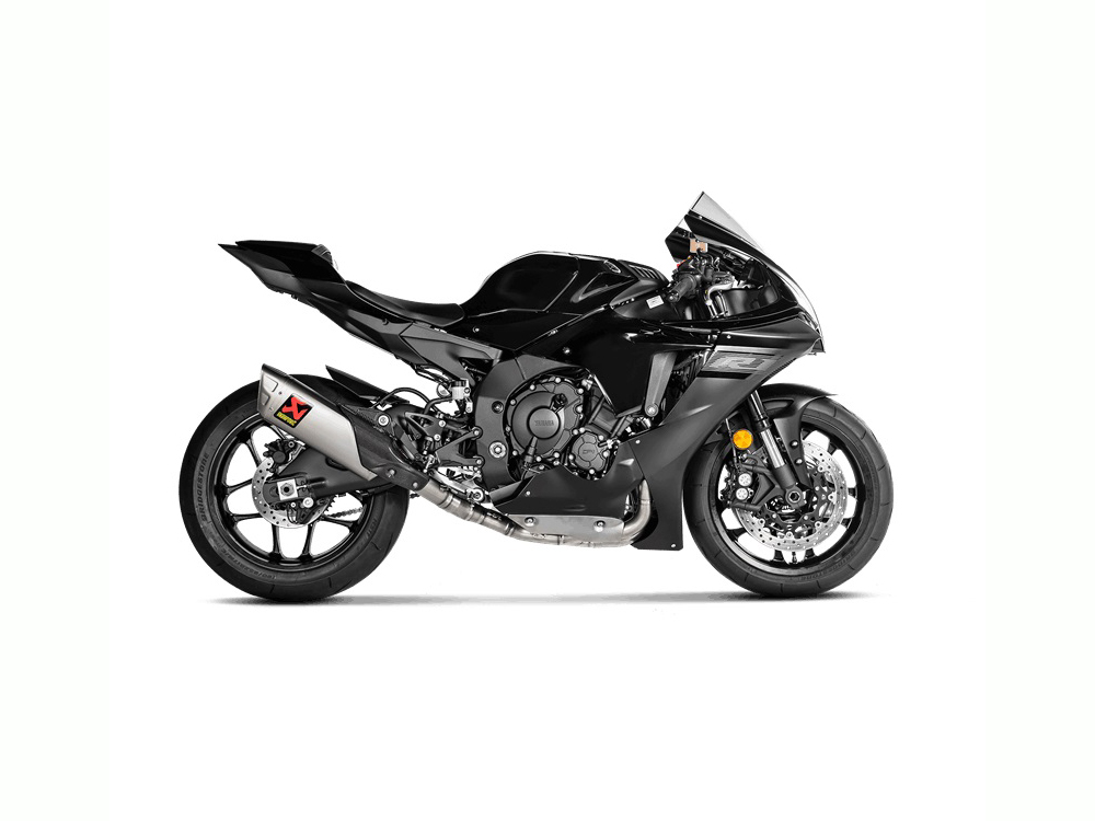 Scarico completo Akrapovic racing full titanium con silenziatore Titanio con fondello in titanio per YAMAHA YZF 1000 R1 2015-2025