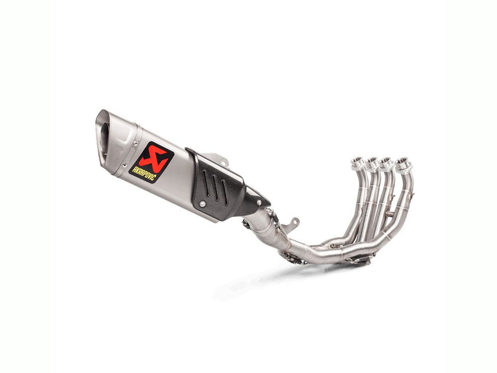 Scarico completo Akrapovic racing full titanium con silenziatore Titanio con fondello in titanio per YAMAHA YZF 600 R6 2008-2025