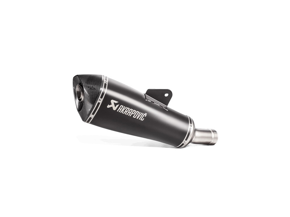 Silenziatore omologato Akrapovic Titanio nero con fondello in carbonio per BMW R 1200 RS 2017-2018