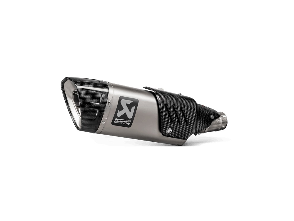 Silenziatore omologato Akrapovic Titanio con fondello in carbonio per HONDA CB 1000 R 2018-2024