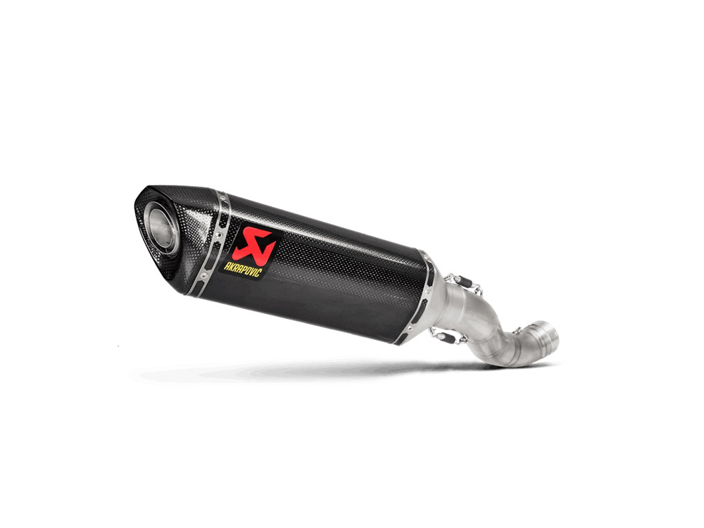 Silenziatore racing Carbonio con fondello in carbonio Akrapovic per APRILIA TUONO V4 2021-2024