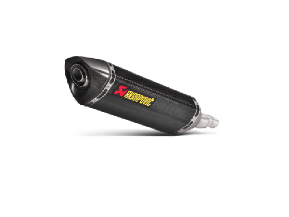 Silenziatore omologato Carbonio con fondello in carbonio linea scooter Akrapovic per HONDA INTEGRA 700/750 2012-2020