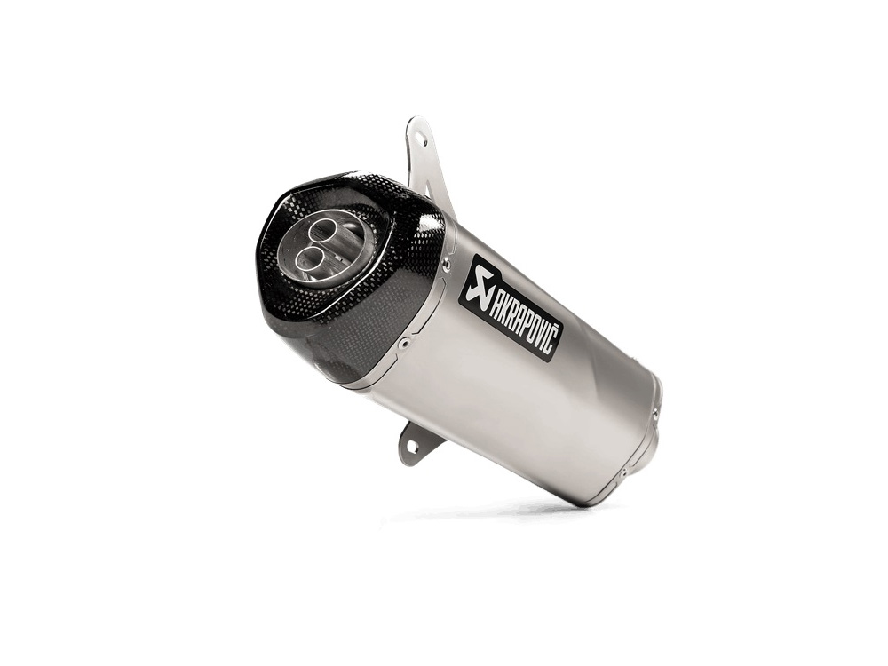 Silenziatore omologato Acciaio linea scooter Akrapovic per VESPA GTS 250 2005-2013