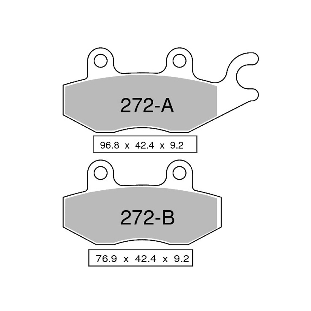 Pastiglie freno anteriori Trofeo Sinterizzate per KYMCO AGILITY 125 R12 2005-2015