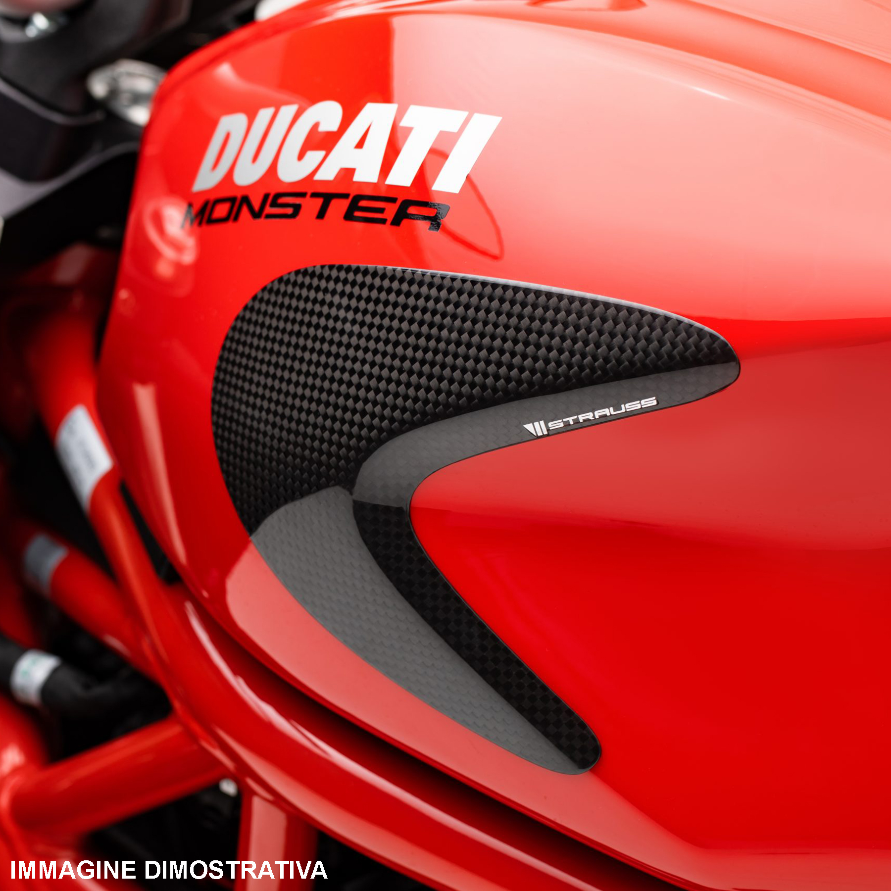 Protezione serbatoio in carbonio Strauss Street per APRILIA RSV4 RR/RF 2015-2020