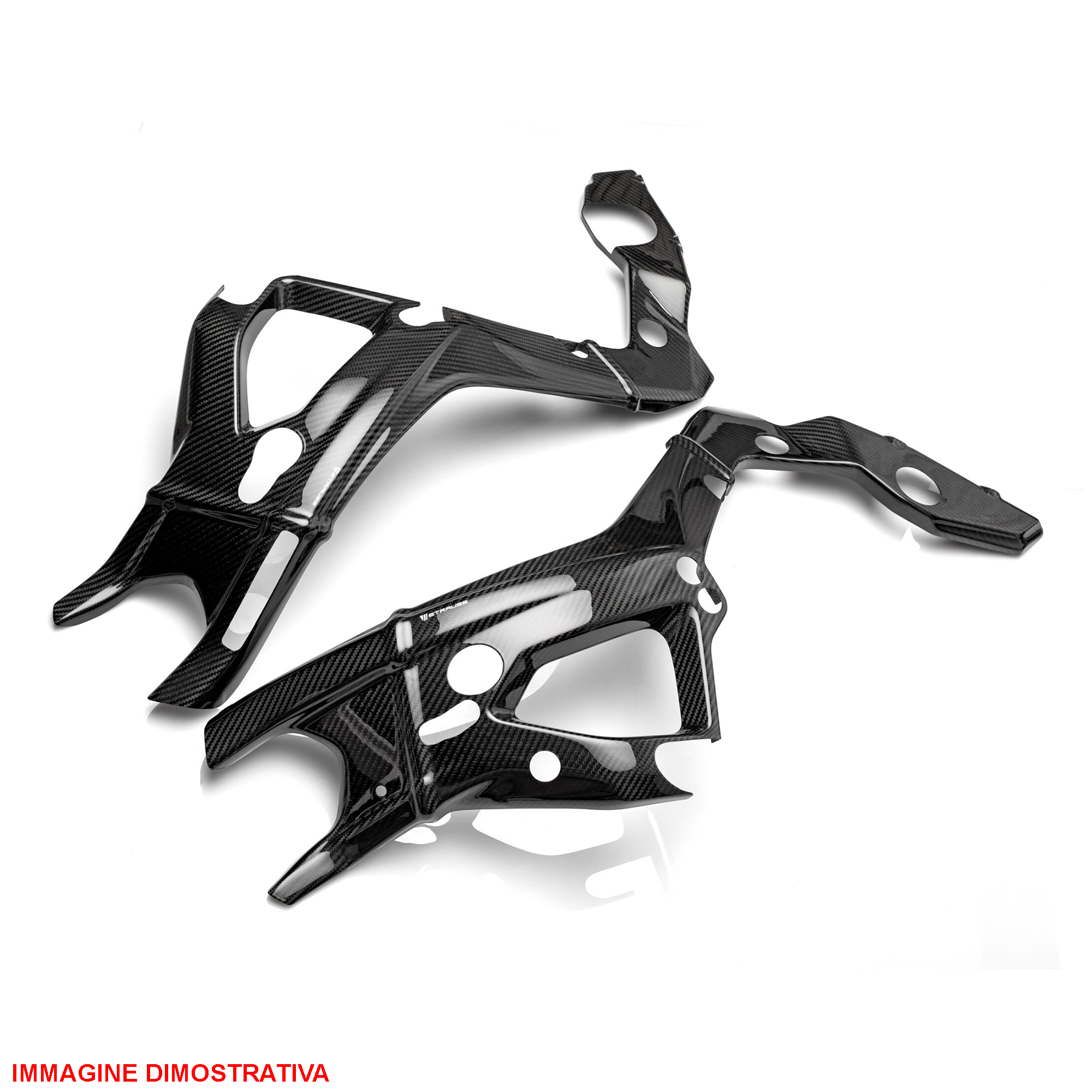 Protezioni telaio in carbonio Strauss per KAWASAKI ZX10R 2011-2015
