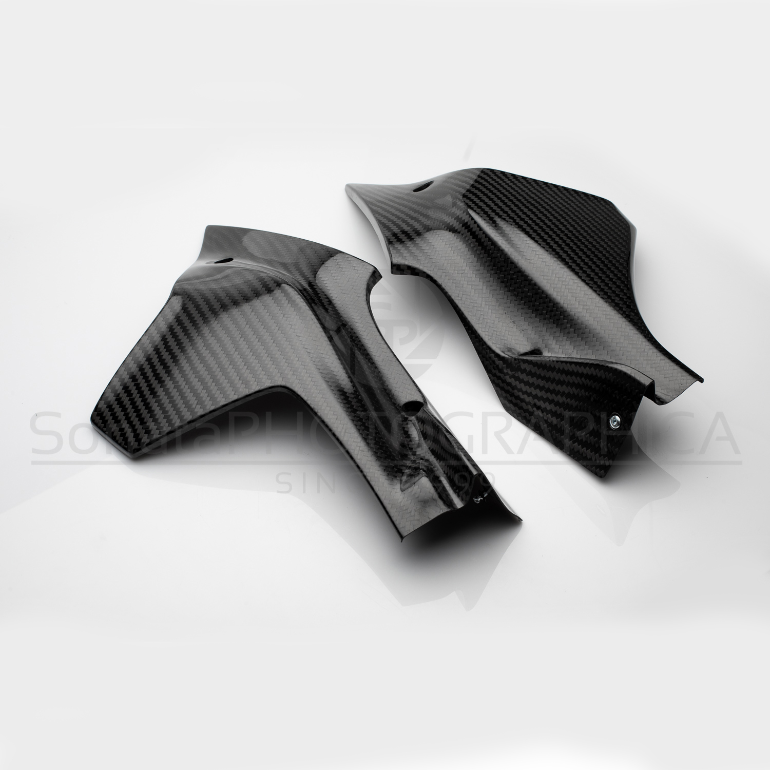 Pannelli laterali carenatura racing in carbonio Strauss per YAMAHA YZF-R1 2015-2019