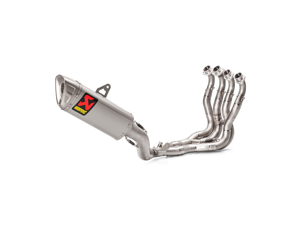 Scarico completo Akrapovic racing full titanium con silenziatore Titanio per SUZUKI GSX-R 1000 2017-2025