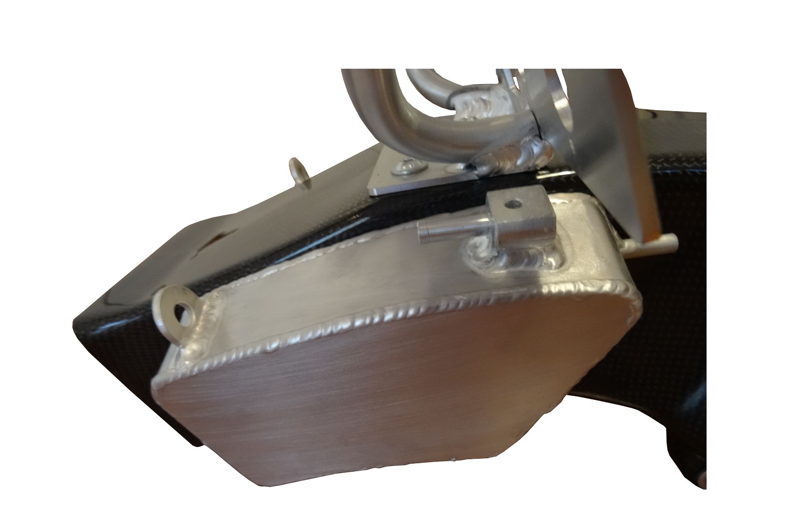 Telaietto anteriore racing Motoholders con presa aria vetroresina e serbatoio recupero acqua in alluminio per HONDA CBR 1000 RR 2020-2024