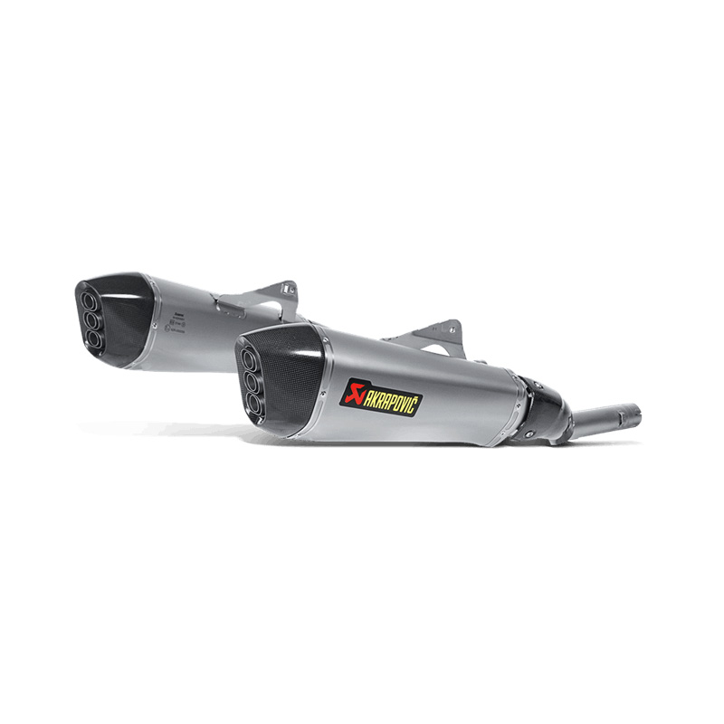 Silenziatore omologato Akrapovic Titanio con fondello in carbonio per BMW K 1600 GT/GTL 2021-2024