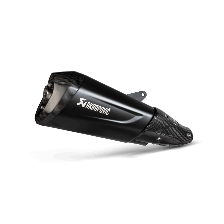 Silenziatore omologato Nero linea scooter Akrapovic per VESPA GTS 300 2021-2024