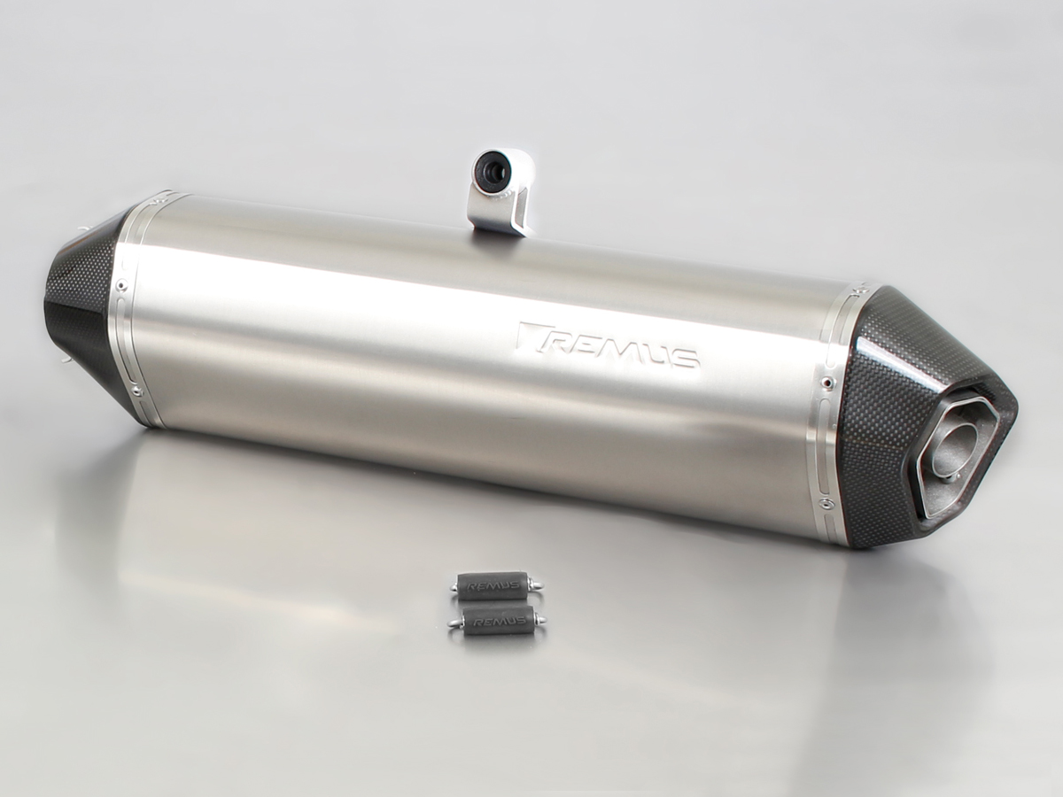 Silenziatore Remus Hexacone titanio omologato per BMW F 650 GS 2008-2012