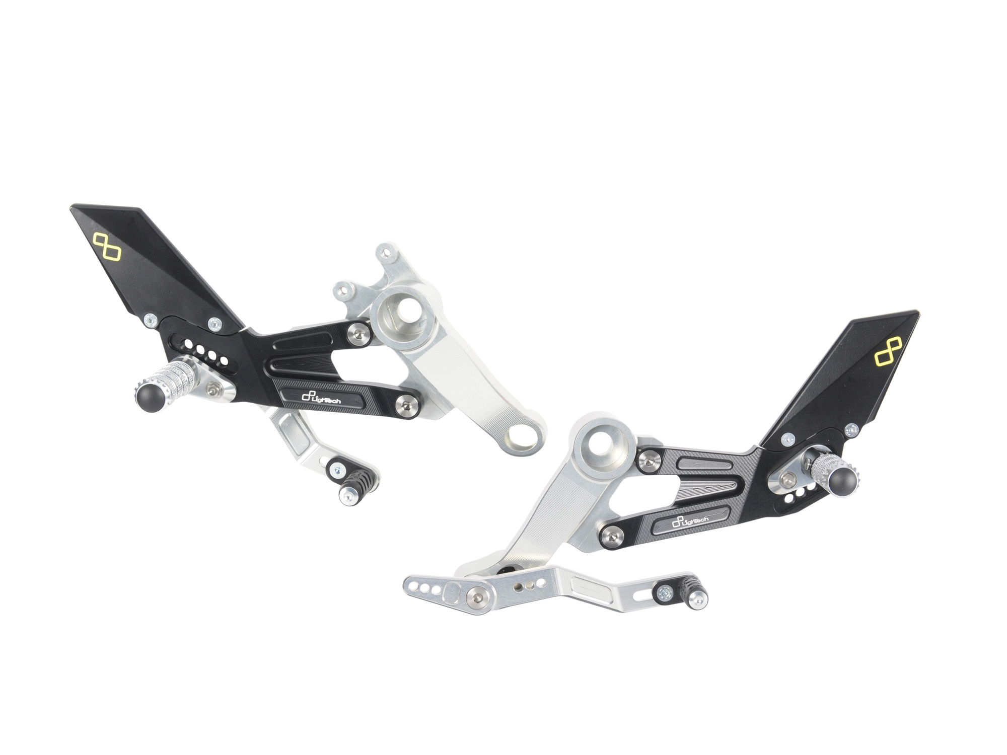 Pedane regolabili "W" Version Lightech per APRILIA RS 660 2020-2024