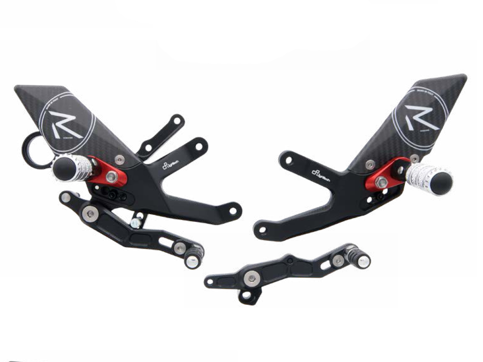 Pedane regolabili "R" Version Lightech per BMW S 1000 RR 2015-2018