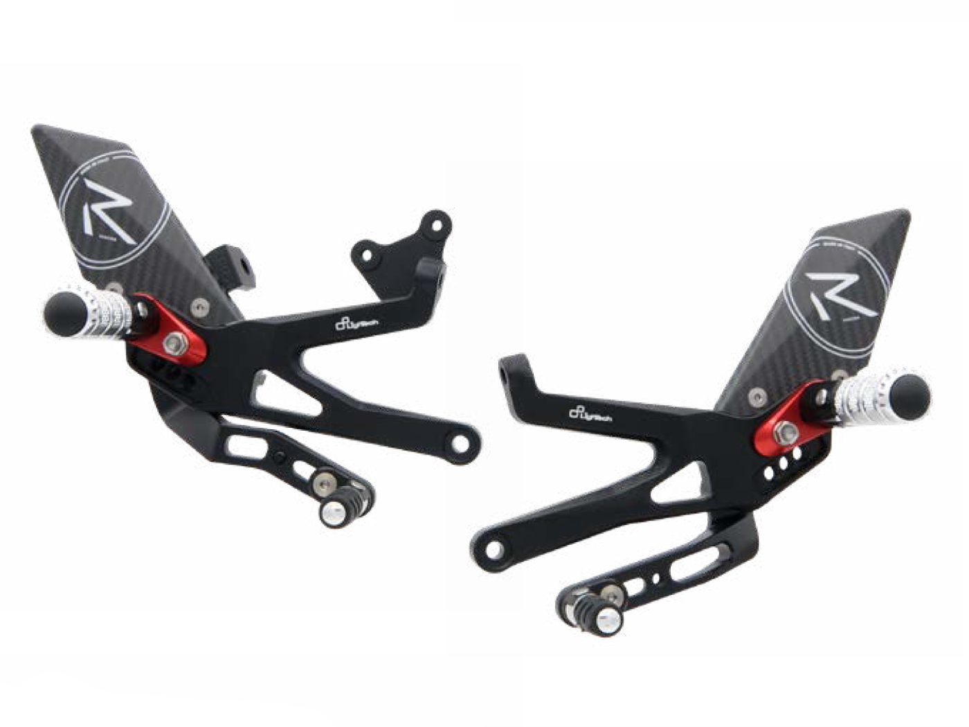 Pedane regolabili "R" Version Lightech per DUCATI STREETFIGHTER V4 2020-2024