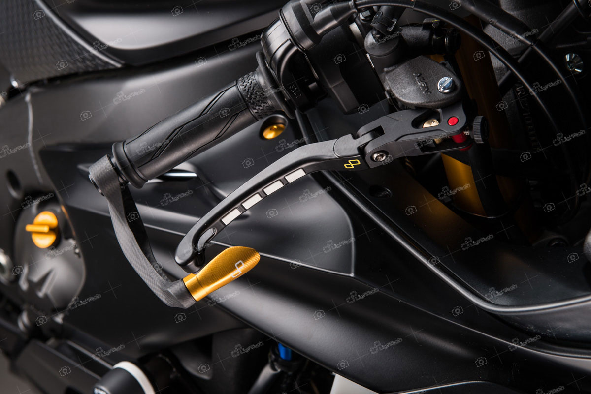 Leva freno magnesio/alluminio Lightech ribaltabile Alien per YAMAHA YZF 600 R6 2017-2023