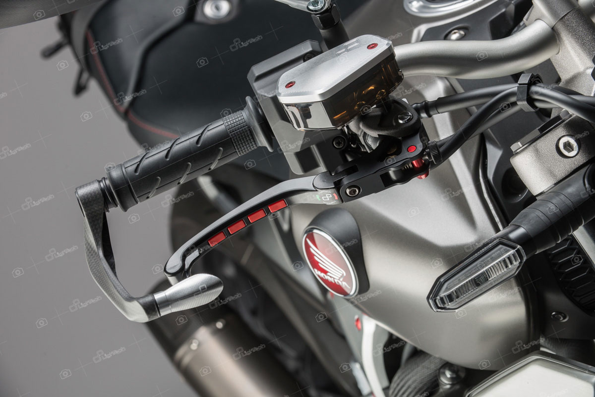 Leva freno magnesio/alluminio Lightech ribaltabile Alien per HONDA CB 1000 R 2008-2016