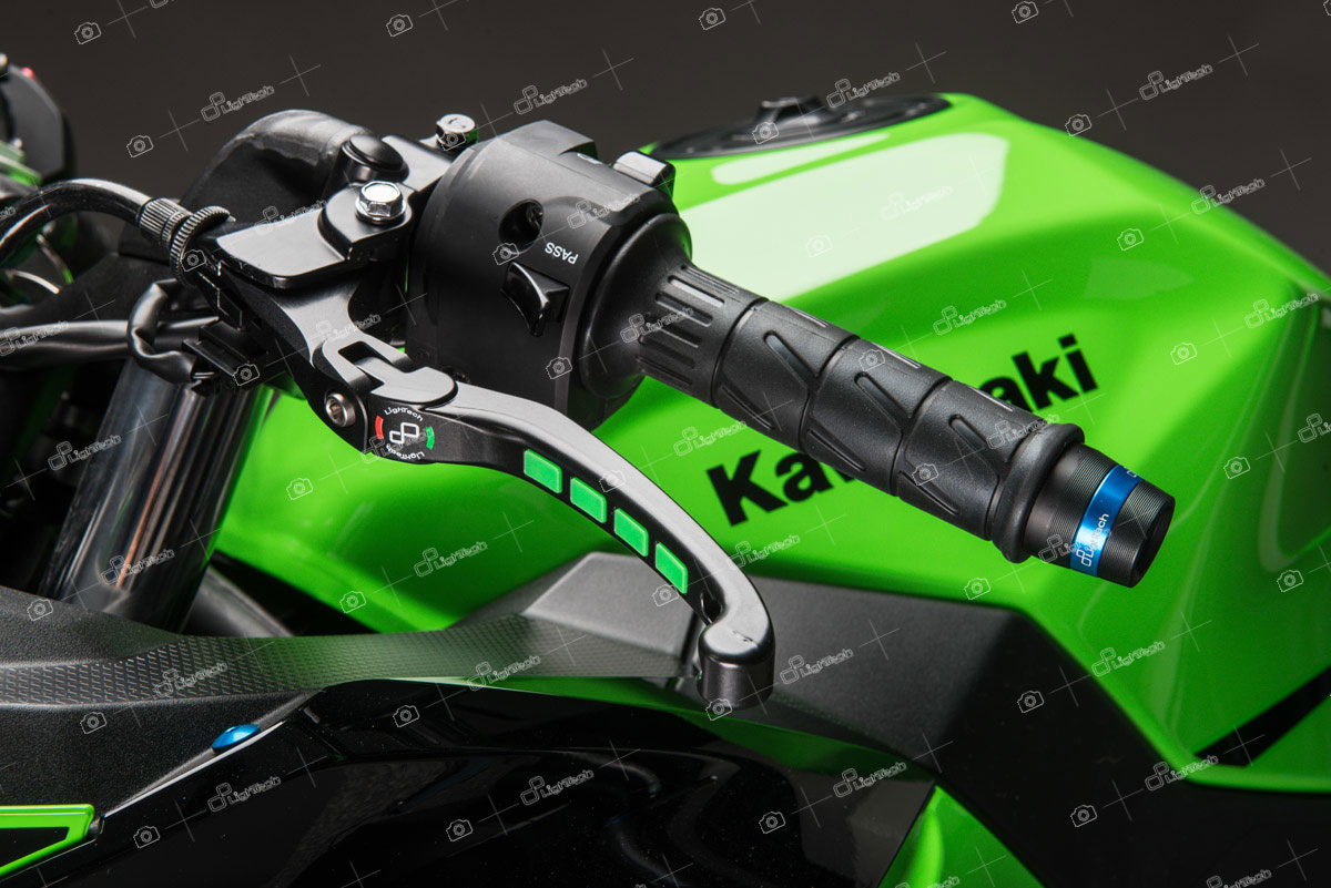 Leva frizione magnesio/alluminio Lightech ribaltabile Alien per KAWASAKI NINJA 250 R 2008-2013