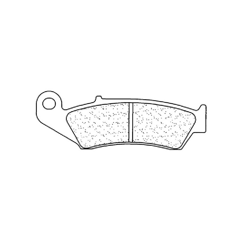 Set pastiglie freno anteriori CL-Brakes serie A3+ per HONDA CR 250 R 1987-1994