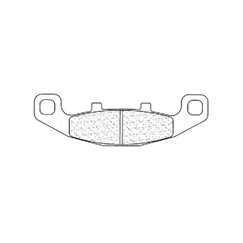 Set pastiglie freno anteriori CL-Brakes serie A3+ per KAWASAKI KLE 500 1991-2007