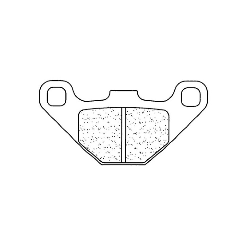 Set pastiglie freno anteriori CL-Brakes serie A3+ per KTM 500 MX 2T 1989-1991