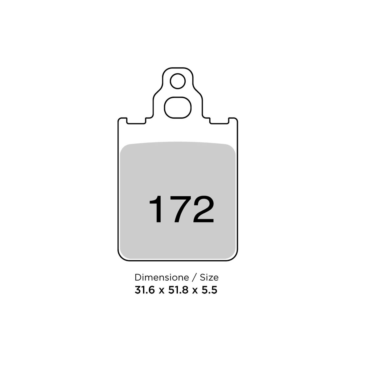 Pastiglie freno anteriori Trofeo Organiche per PIAGGIO QUARTZ 50 1992-1996
