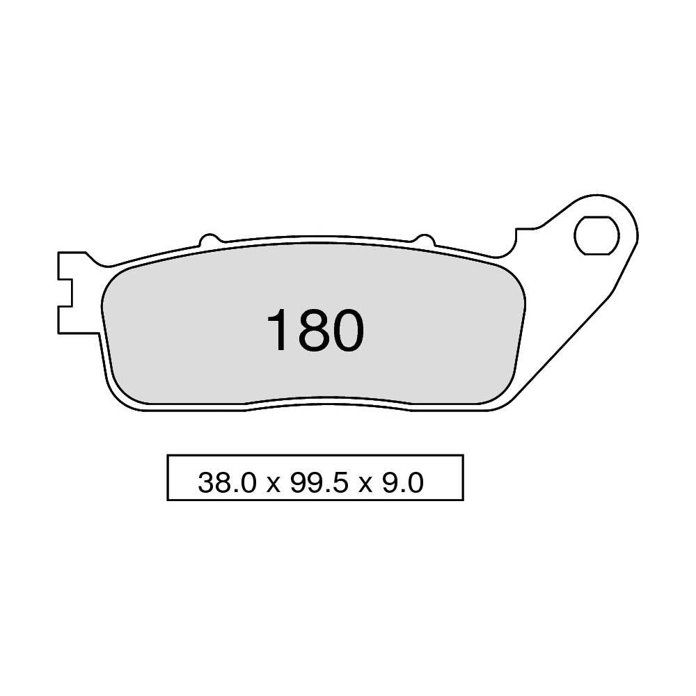 Pastiglie freno posteriori Trofeo organiche per HONDA VFR 800 F 2014-2016