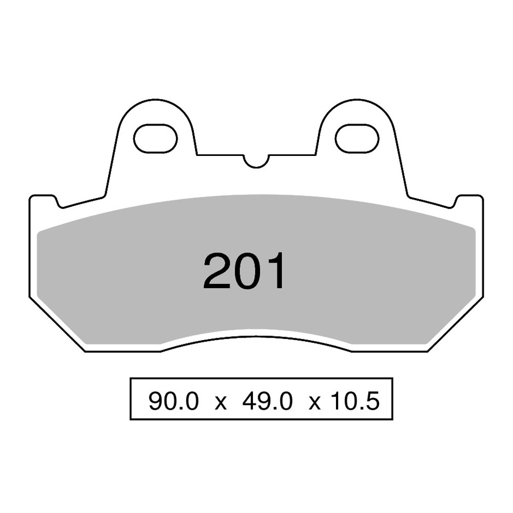 Pastiglie freno anteriori Nissin serie SS per HONDA VF 1000 INTERCEPTOR 1984-1986
