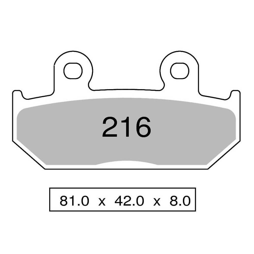 Pastiglie freno anteriori Trofeo Organiche per HONDA CBR 600 F 1987-1994