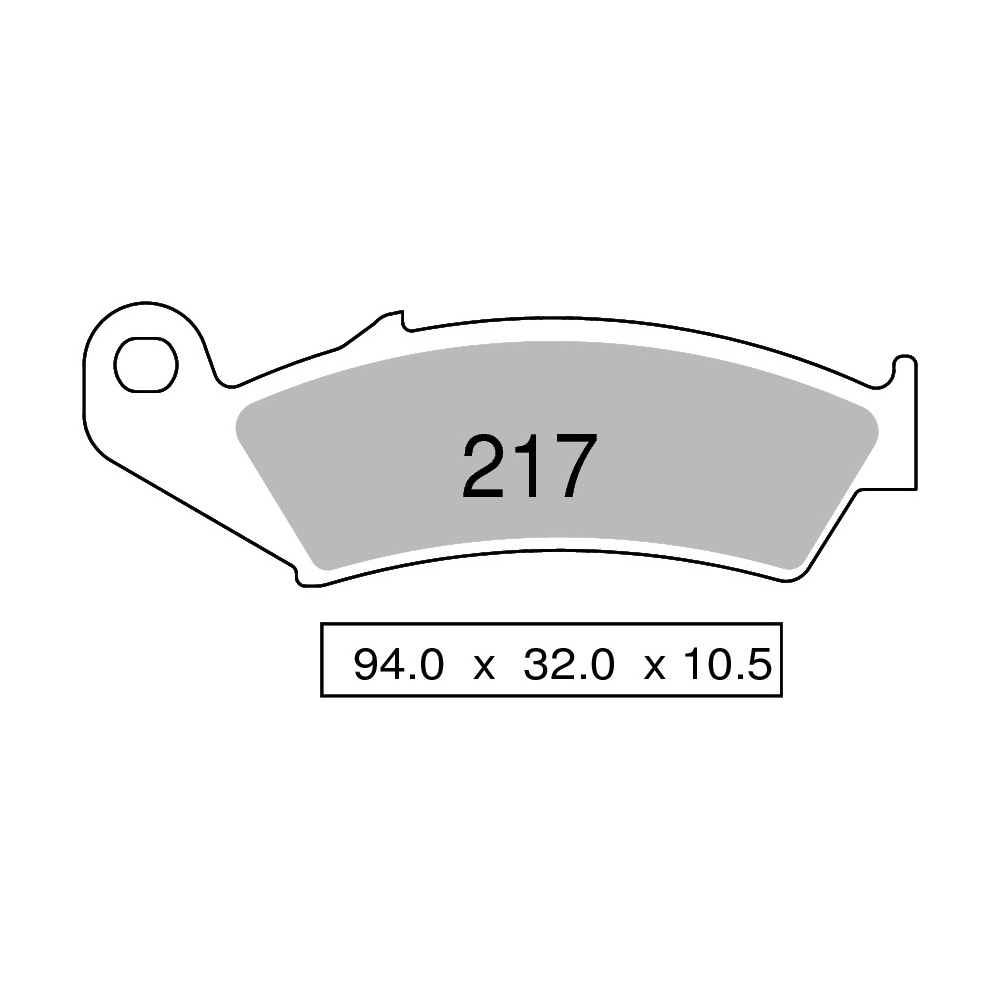 Pastiglie freno posteriori Nissin serie NS per HONDA VFR 750 RC30 1988-1990