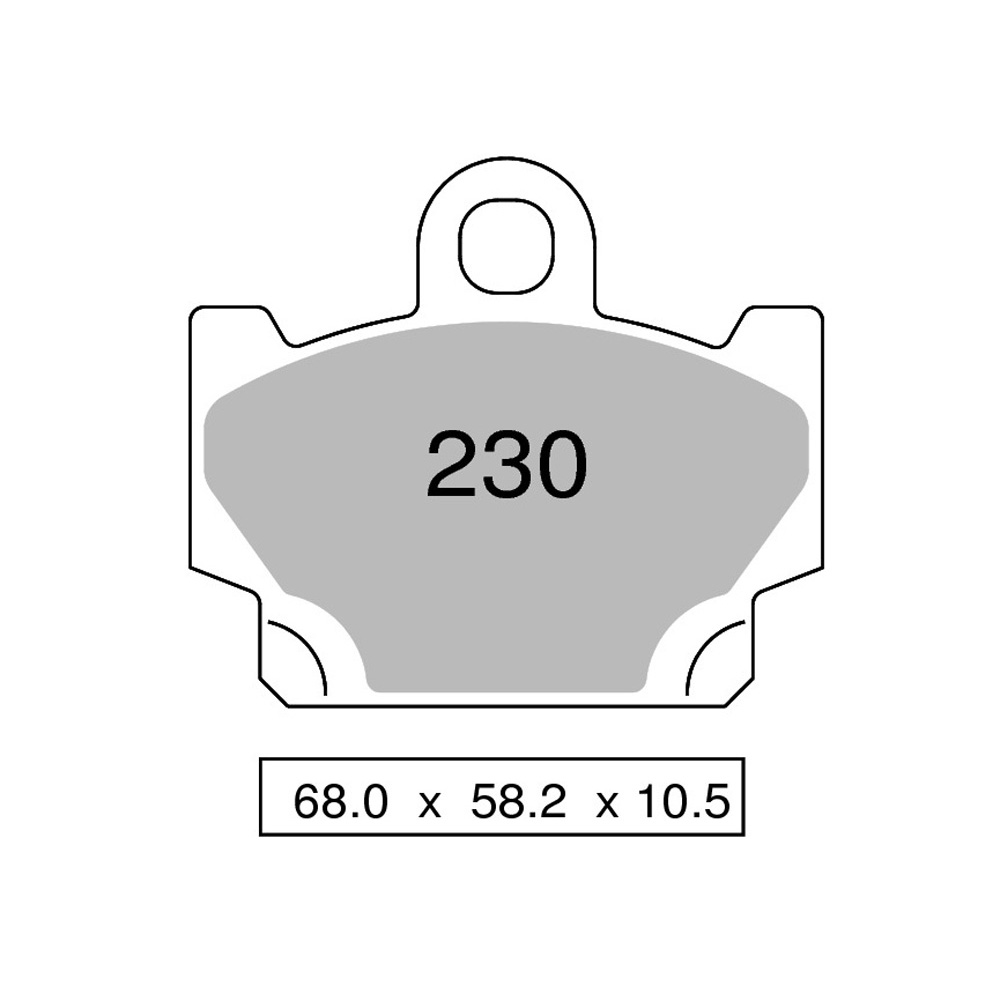 Pastiglie freno anteriori Nissin serie SS per YAMAHA XT 600 4V 1987-1990