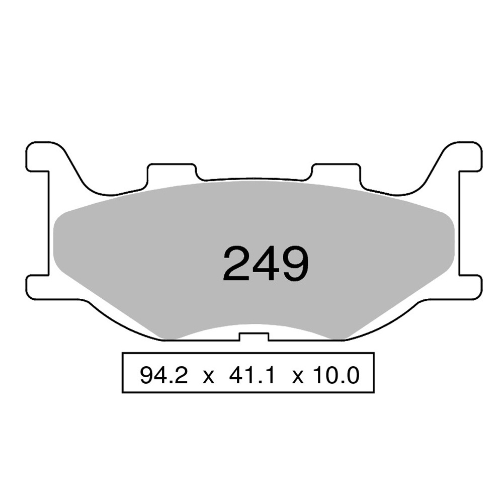 Pastiglie freno anteriori Trofeo Sinterizzate per YAMAHA XV 1100 VIRAGO 1999-2000