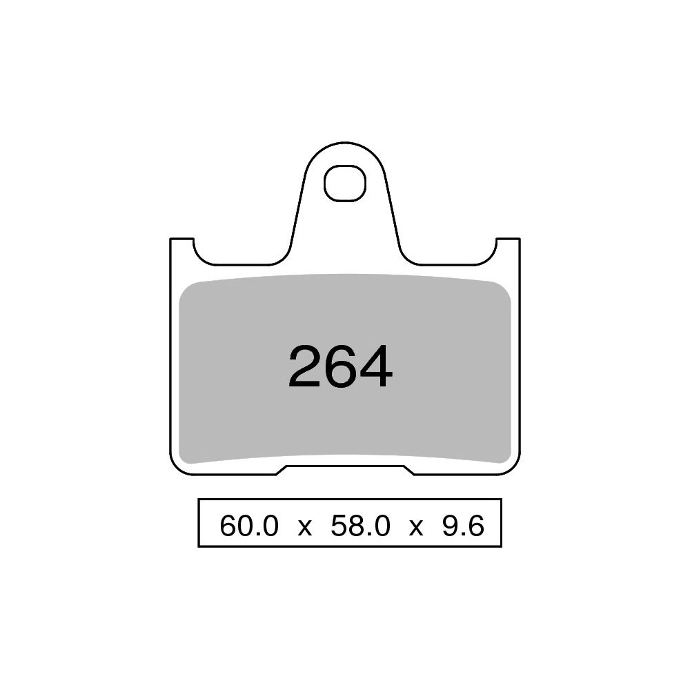 Pastiglie freno posteriori Nissin serie ST per SUZUKI GSX-R 1000 2003