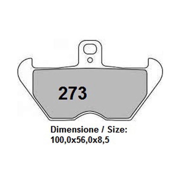 Pastiglie freno anteriori Nissin serie NS per BMW K 1200 RS 1997-2000
