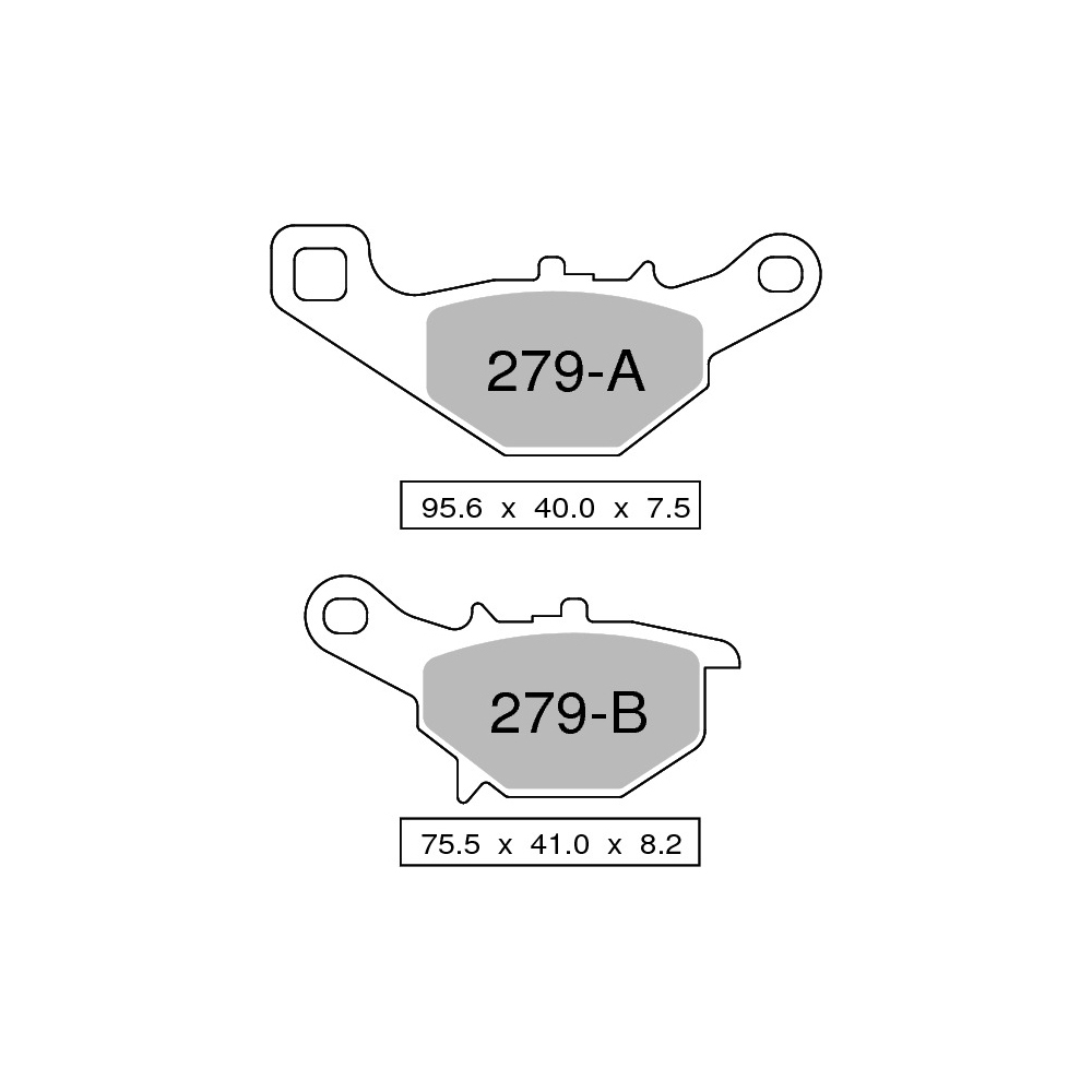 Pastiglie freno anteriori Trofeo Organiche per SUZUKI EPICURO UC 125 1999-2003