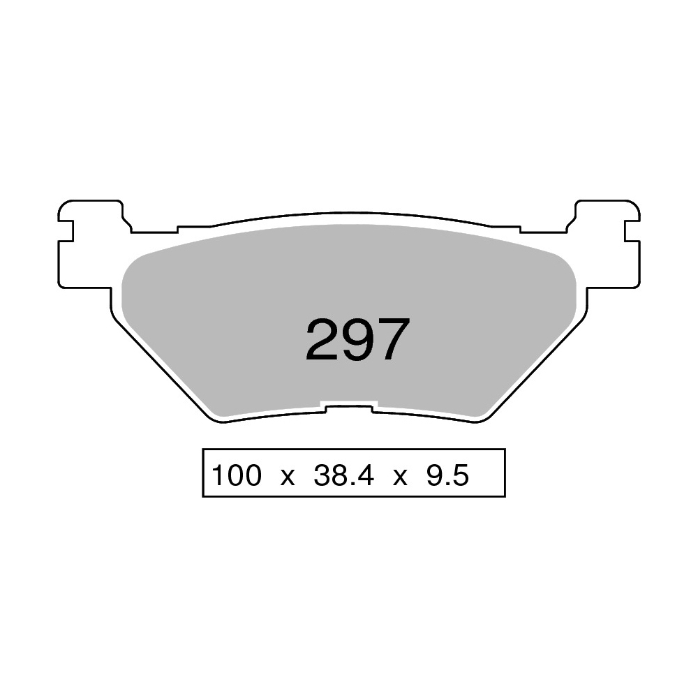 Pastiglie freno posteriori Trofeo Sinterizzate per YAMAHA FJR 1300 ie 2001-2005